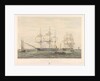 Merchant shipping, Arrival and Departure, showing the Blenheim and the Marlborough by Oswald Walters Brierly