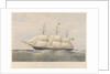 Lithograph of clipper ship 'Coonatto' (1863) by Thomas Goldsworth Dutton