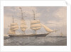 The Clipper Ship Norman Court outward bound by Thomas Goldsworthy Dutton; William Foster