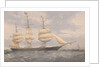 The Clipper Ship Norman Court outward bound by Thomas Goldsworthy Dutton; William Foster