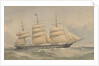 Clipper Ship Aurora at sea by Thomas Goldsworth Dutton