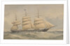 Clipper Ship Aurora at sea by Thomas Goldsworth Dutton