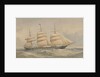 Clipper Ship Aurora at sea by Thomas Goldsworth Dutton