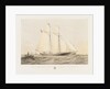 The schooner yacht 'Sverige' by Thomas Sewell Robins
