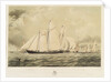 The 'Sverige' winning the Royal Thames Yacht Club match on 1 June 1853 by Thomas Sewell Robins