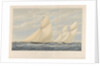 The Cutter Yacht Glance, 36 Tons by Josiah Taylor