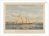 A lithograph of the schooner yacht 'Sylph' 107 Tons by Thomas Goldsworth Dutton