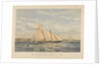 A lithograph of the schooner yacht 'Sylph' 107 Tons by Thomas Goldsworth Dutton