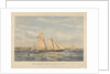 A lithograph of the schooner yacht 'Sylph' 107 Tons by Thomas Goldsworth Dutton
