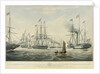 To... Prince Albert... This Engraving representing the Royal George Yacht conveying her Majesty and Royal Consort to Edinburgh, August, 1842 Off the Bass Rock... joined by General Steam Navigation... by William John Huggins