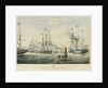 To... Prince Albert... This Engraving representing the Royal George Yacht conveying her Majesty and Royal Consort to Edinburgh, August, 1842 Off the Bass Rock... joined by General Steam Navigation... by William John Huggins