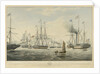 To... Prince Albert... This engraving represents the 'Royal George' Yacht conveying her Majesty and Royal Consort to Edinburgh, August, 1842 Off the Bass Rock... joined by General Steam Navigation... Ships 'Trident' and 'Monarch' by Edward Duncan
