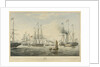 To... Prince Albert... This engraving represents the 'Royal George' Yacht conveying her Majesty and Royal Consort to Edinburgh, August, 1842 Off the Bass Rock... joined by General Steam Navigation... Ships 'Trident' and 'Monarch' by Edward Duncan