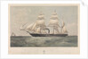 Sardinian screw steamship 'Genova' (It, 1859) belonging to the Transatlantic Steam Navigation Company of Genoa by Thomas Goldsworth Dutton