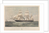Sardinian screw steamship 'Genova' (It, 1859) belonging to the Transatlantic Steam Navigation Company of Genoa by Thomas Goldsworth Dutton