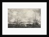 View of the town and harbour of Port Royal in Jamaica (showing the 'Cumberland',  'Highflyer',  etc) by Adolphe Duperley