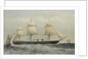 Iron cased screw steam frigate HMS 'Warrior' by Thomas Goldsworth Dutton
