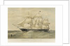 The East Indiaman 'Agamemnon' by Thomas Goldsworth Dutton