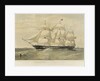 The East Indiaman 'Agamemnon' by Thomas Goldsworth Dutton