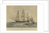 The East Indiaman 'Prince of Wales' by Thomas Goldsworth Dutton