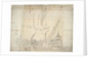 An English two-decker in a light air by Willem van de Velde the Elder
