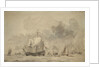 Dutch Fleet: Council of War - Lord Edgcumbe's by Willem van de Velde the Elder