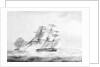The 'Phoenix' in chase of the 'Didon', 18 August 1805 by Nicholas Pocock