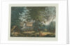 A Toopapaoo of a Chief, with a Priest making his offering to the Morai, in Huoheine by John Webber