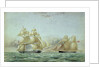 Sailing vessels 'Lyra' and 'Petrel' - opium ships by Thomas Goldsworth Dutton