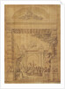 First design for the upper end of the Painted Hall, Greenwich Hospital by James Thornhill
