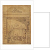 First design for the upper end of the Painted Hall, Greenwich Hospital by James Thornhill