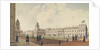 Greenwich Hospital viewed from the north and showing pensioners, 1830 by W. Porden Kay