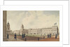 Greenwich Hospital viewed from the north and showing pensioners, 1830 by W. Porden Kay