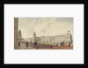Greenwich Hospital viewed from the north and showing pensioners, 1830 by W. Porden Kay