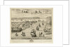 A prospect of the town & harbour of Harwich by Jan Kip