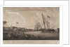 View of Deptford dockyard by Robert Dodd