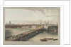 London, showing St Paul's Cathedral, London Bridge and the River Thames by William Daniell