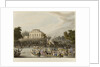 Arrival at Brandenburgh House of the Watermen &c. with an Address to the Queen on the 3d October 1820 by M. Dubourg