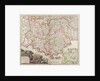 Map of the Provence, France by Johann Baptist Homann