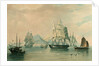 Opium ships at Lintin in China, 1824 by William John Huggins