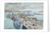 Campbeltown harbour, Scotland, April 1944 by Stephen Bone