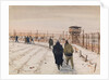 Marlag 'O' Feb '44 S.W. Corner of Naval Officers Prison Camp, Westertincke, Germany, in winter by John Worsley