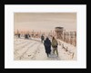 Marlag 'O' Feb '44 S.W. Corner of Naval Officers Prison Camp, Westertincke, Germany, in winter by John Worsley