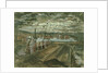 Transport ships coaling in Cardiff docks by John Piper