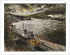 Ministry of War transport vessels in dry dock at Fowey, Cornwall by John Piper
