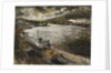 Ministry of War transport vessels in dry dock at Fowey, Cornwall by John Piper