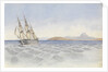 HMS 'Bellerophon' off Cape Carthage, 26 April 1852 by George Pechell Mends