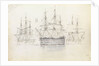 Sail exercise in Malta harbour by George Pechell Mends
