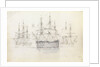 Sail exercise in Malta harbour by George Pechell Mends