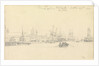 Portsmouth Dockyard, Portsmouth Harbour, 1821 by John Christian Schetky